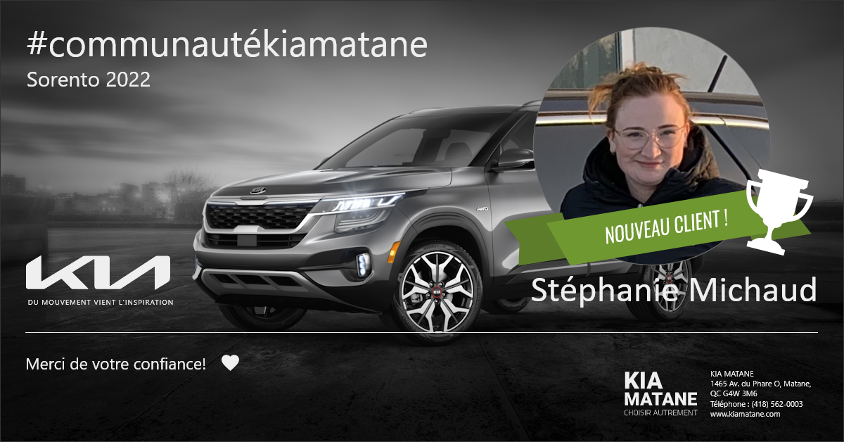 Communauté Sorento Kia Matane