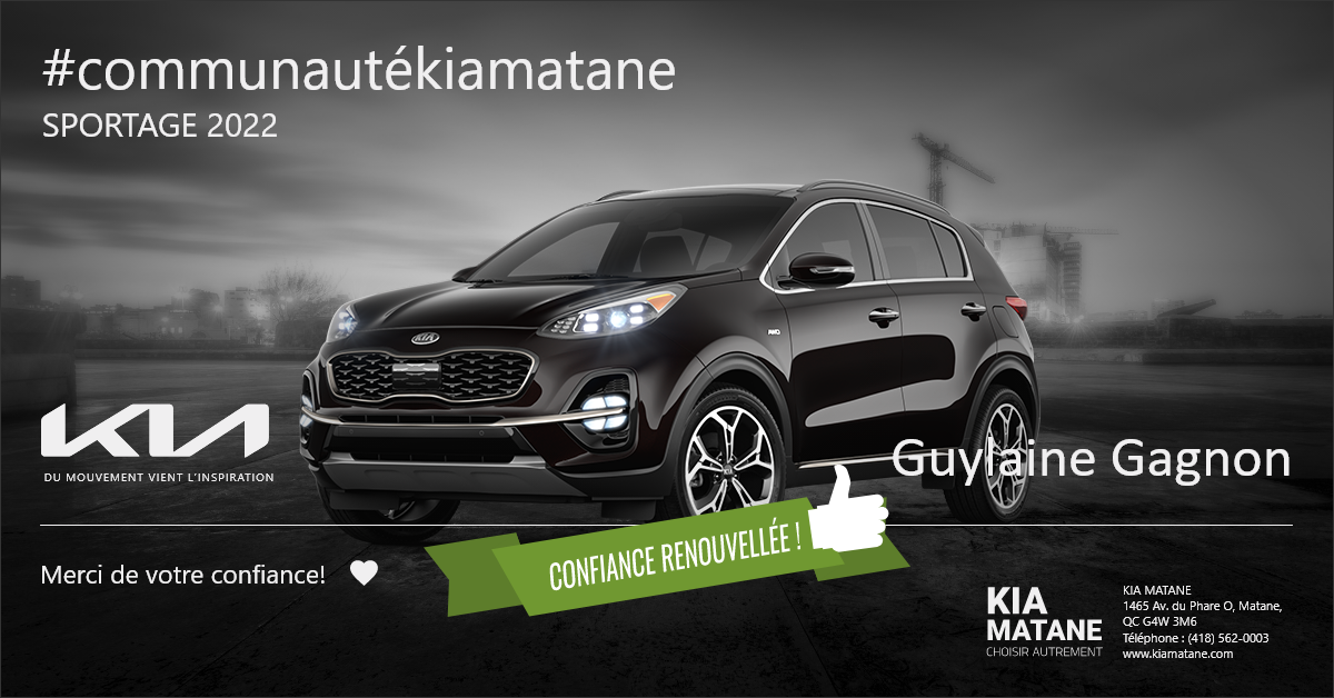 Communauté Sportage Kia Matane