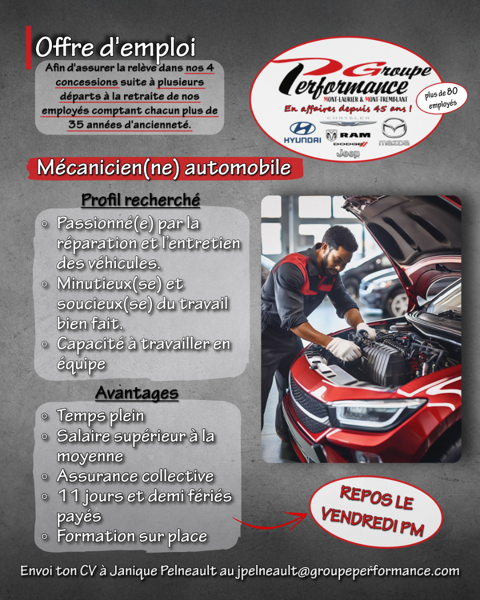 Mécanicien/Mécanicienne automobile