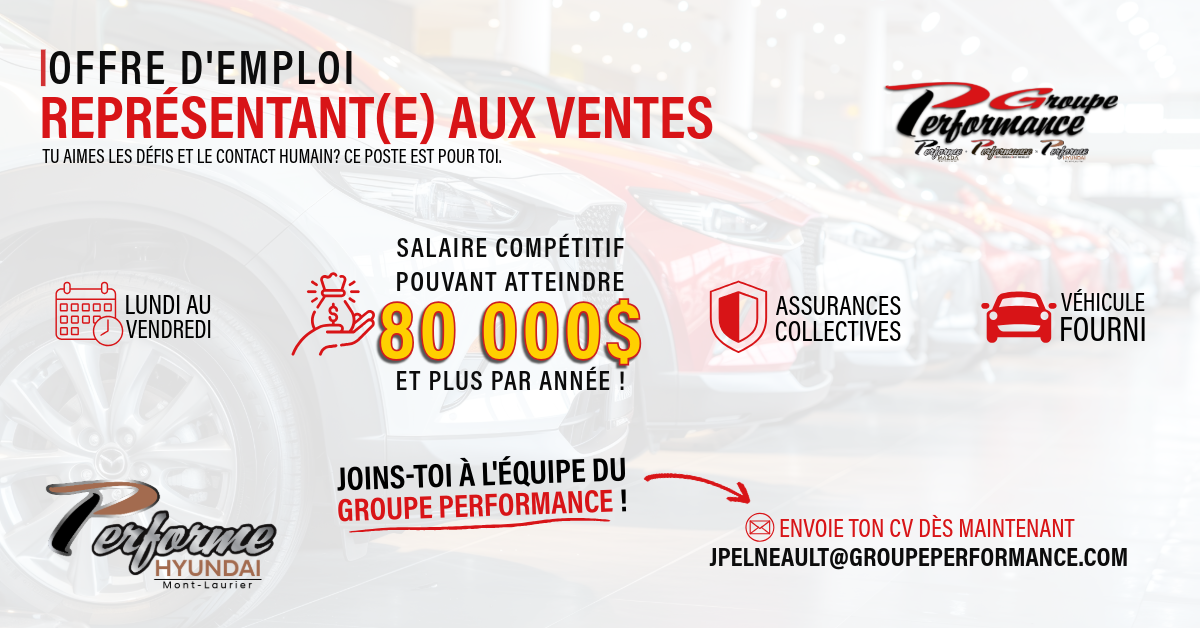Représentant(e) aux ventes