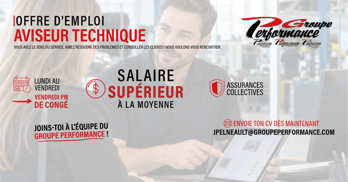 Aviseur technique / Conseiller au service après-vente – Mont-Laurier