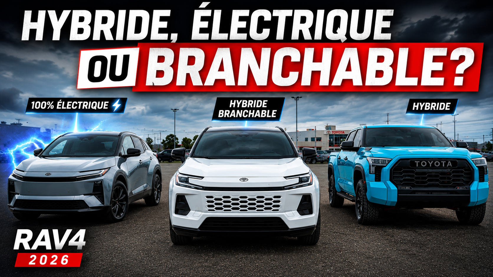 Toyota RAV4 hybride branchable 2026 : le meilleur des deux mondes?