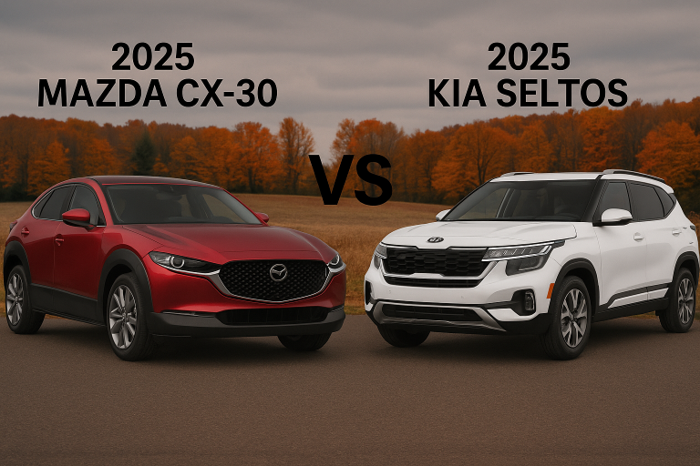 Mazda CX-30 2025 vs Kia Seltos 2025 : Le choix intelligent pour Matane et les environs