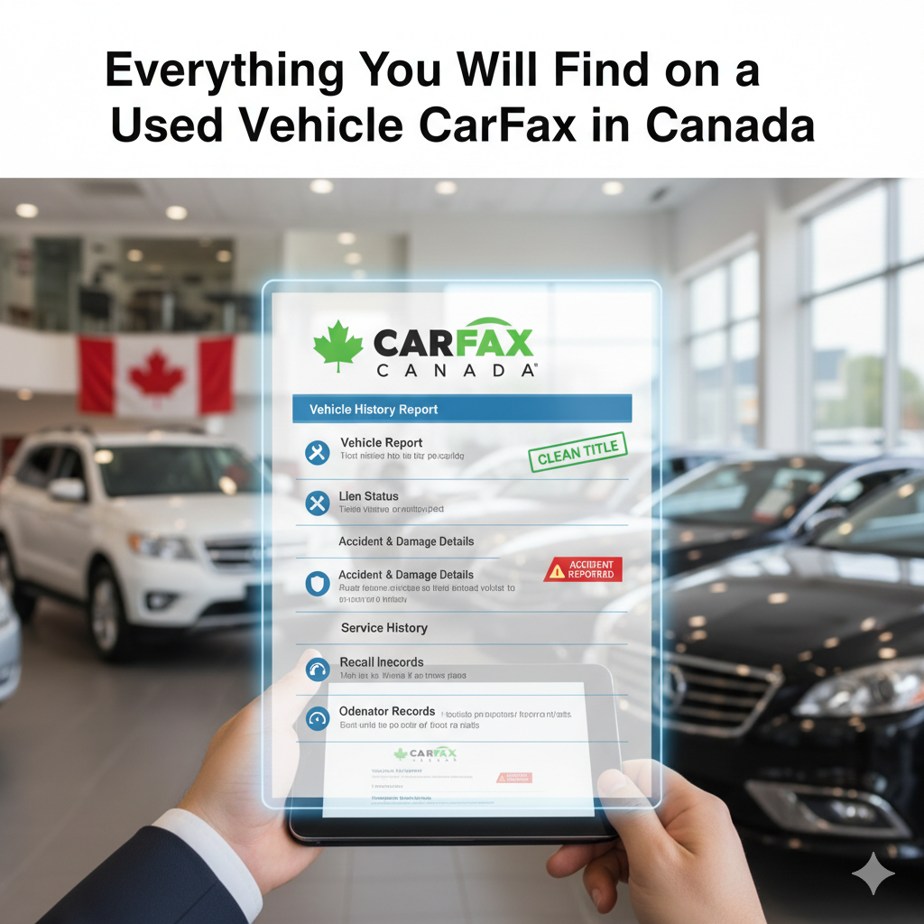 Everything You Will Find on a Used Vehicle CarFax in Canada
