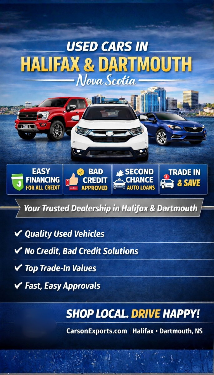 Used Cars in Halifax & Dartmouth, Nova Scotia – Finance Options for Every Credit Situation