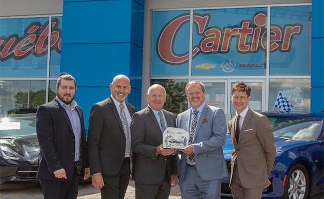 Le Prix du Club du Président GM 2018 pour Cartier Chevrolet Buick GMC
