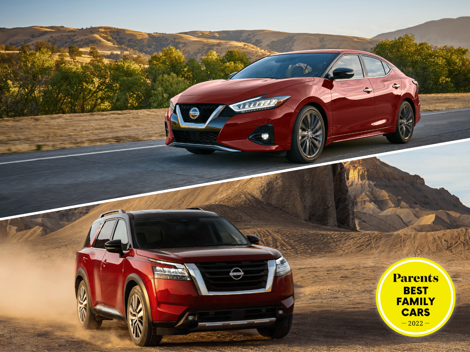 First-Class Family Rides: 2022 Nissan Maxima & 2022 Nissan Pathfinder