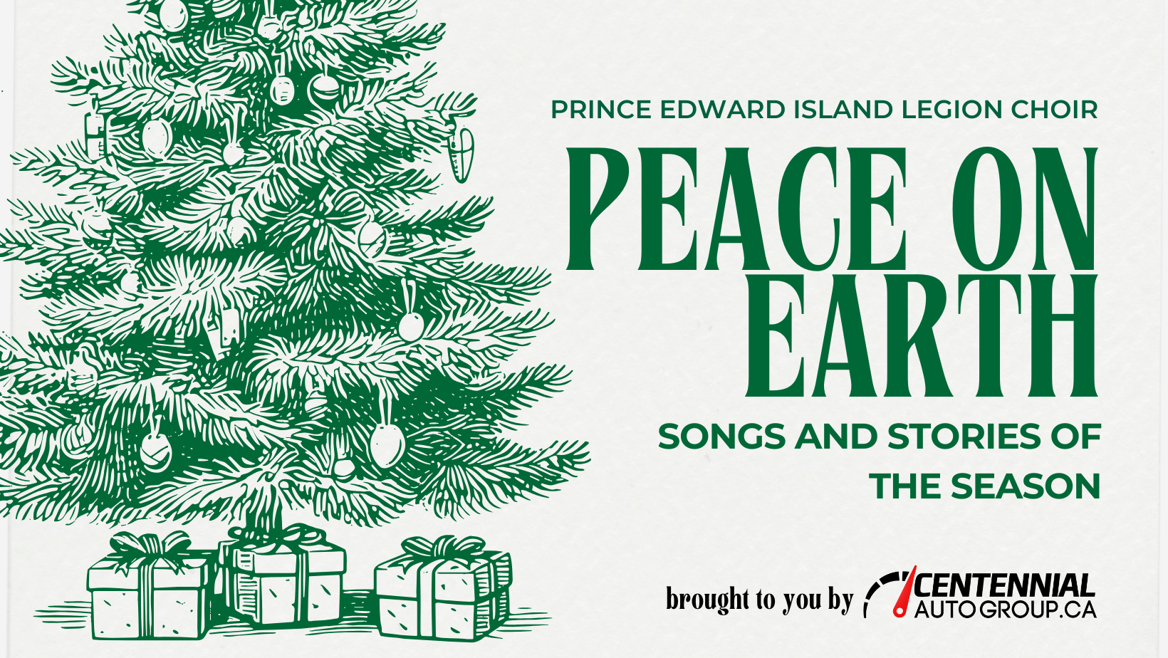 Charlottetown Legion Choir Peace on Earth: Songs and Stories of the Season