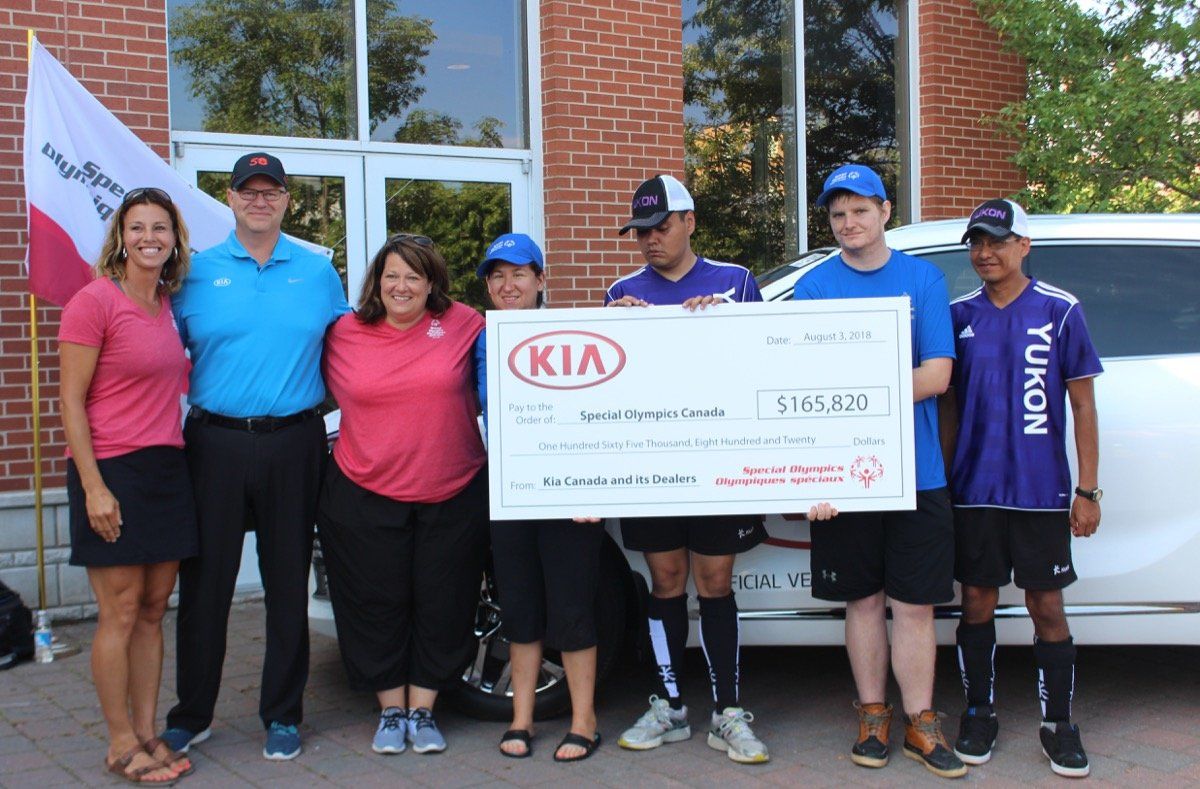 Kia Canada's Best Ever July Sales Results Helped Raise $165,820 for Special Olympics Canada