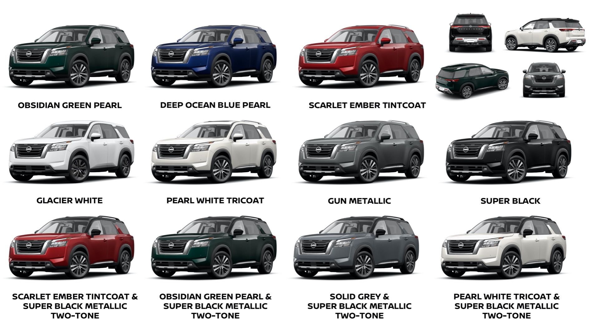 2022 Nissan Pathfinder – Every Colour Option