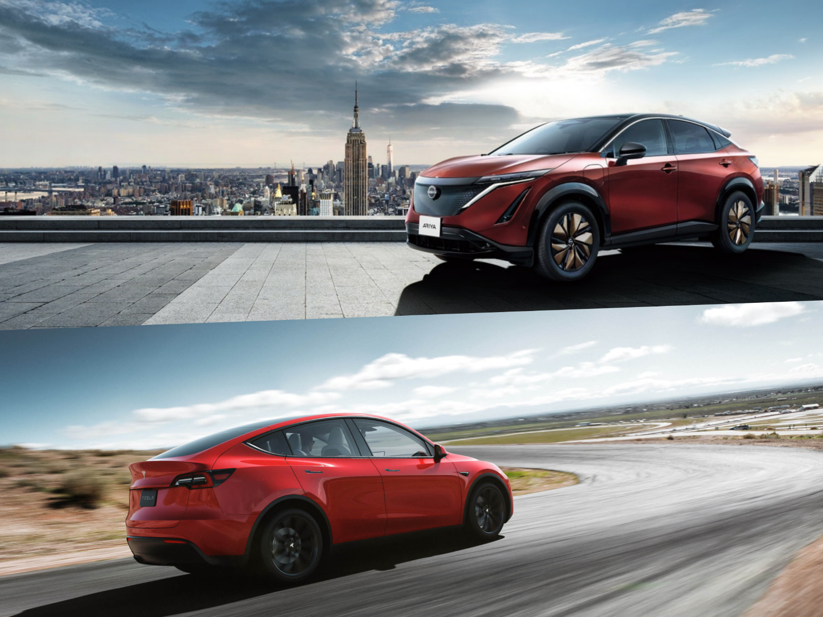 Clash Of The Electric Crossovers: 2023 Nissan Ariya vs. Tesla Model Y