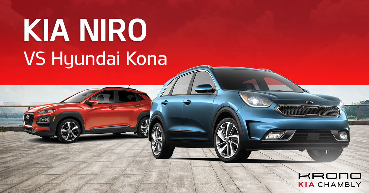 Kia e-Niro VS Hyundai Kona : essai comparatif des deux SUV