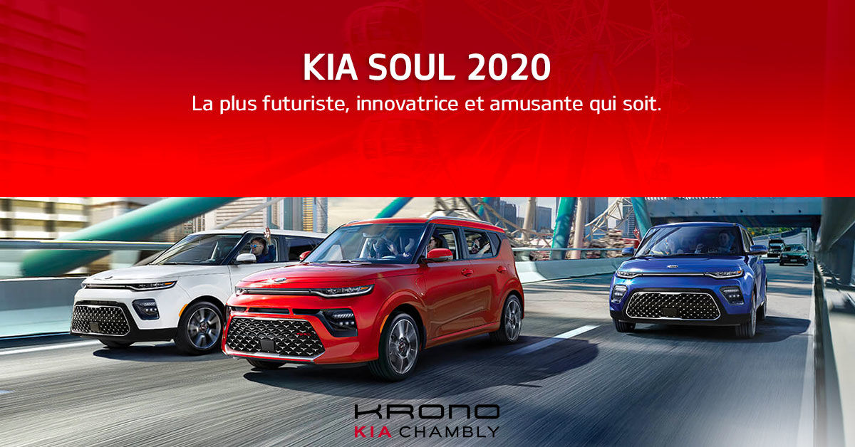 Montez à bord du Kia Soul 2020