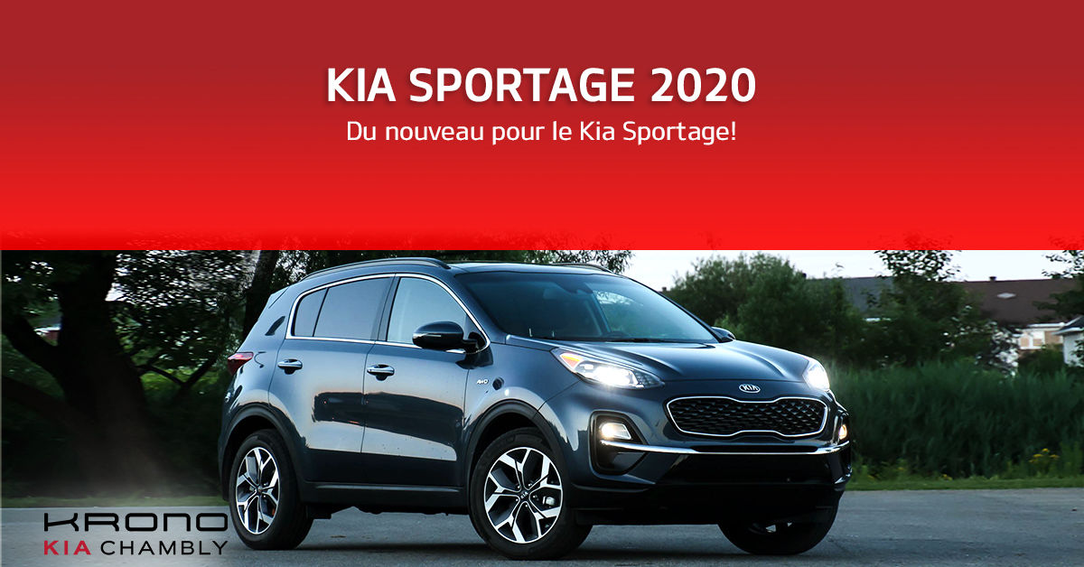 Du nouveau pour le Kia Sportage 2020!
