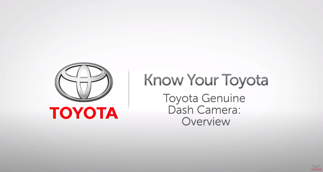 Toyota Genuine Dash Camera Series 2.0