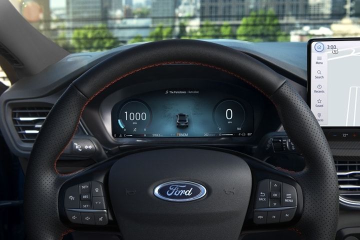Belle vue sur le tableau de bord du Ford Escape 2024.