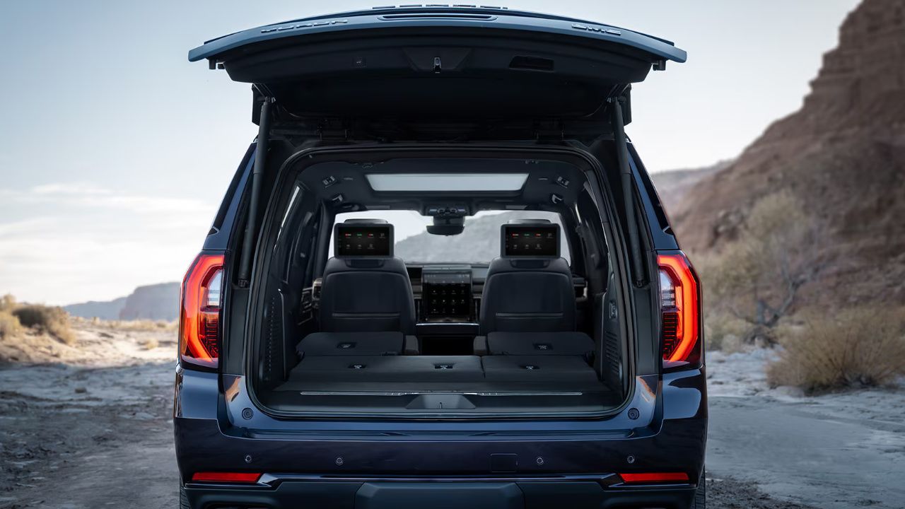 vue de la capacité de chargement d'un GMC Yukon 2026