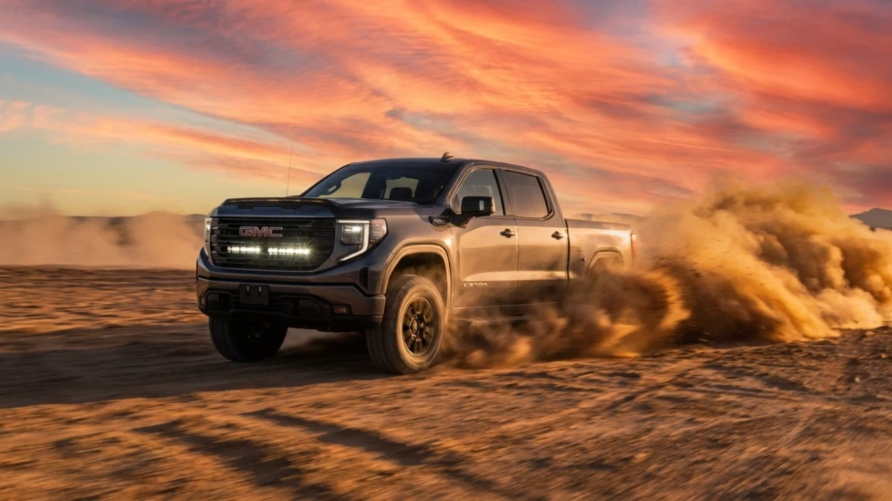 GMC Sierra 1500 avec cabine multiplace et caisse courte