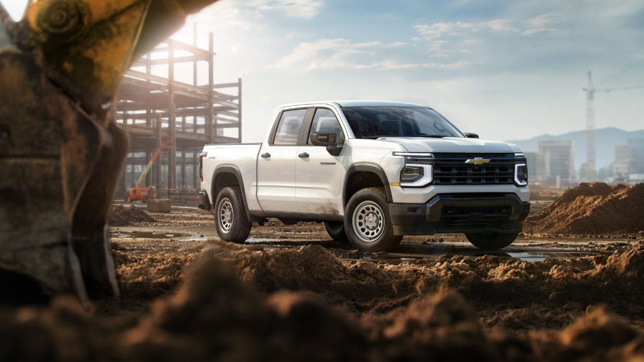 Three-quarter view of a Chevrolet Silverado 1500 truck