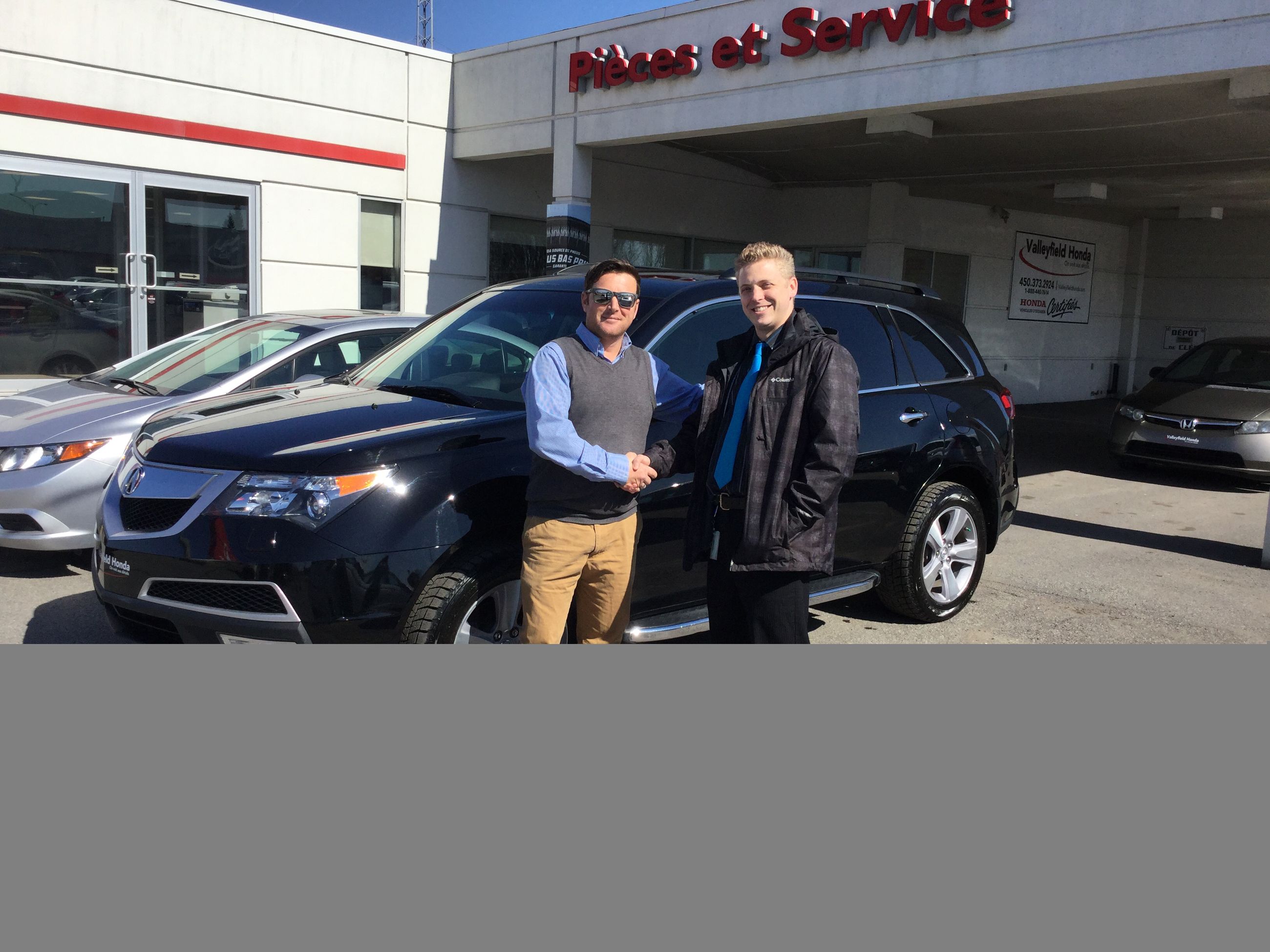 JeanPaul Racine dit Super service ! Valleyfield Honda à Salaberryde
