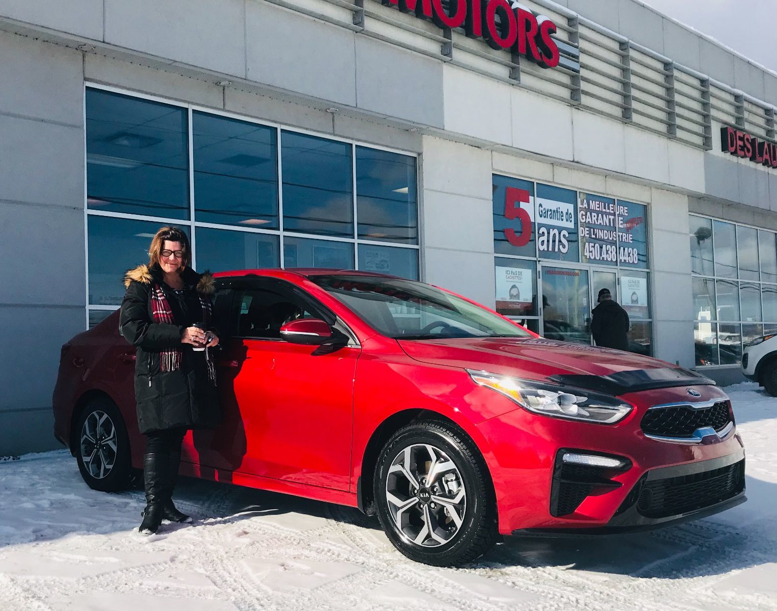 Danielle Desormeaux dit Félicitations pour votre acquisition à Mirabel