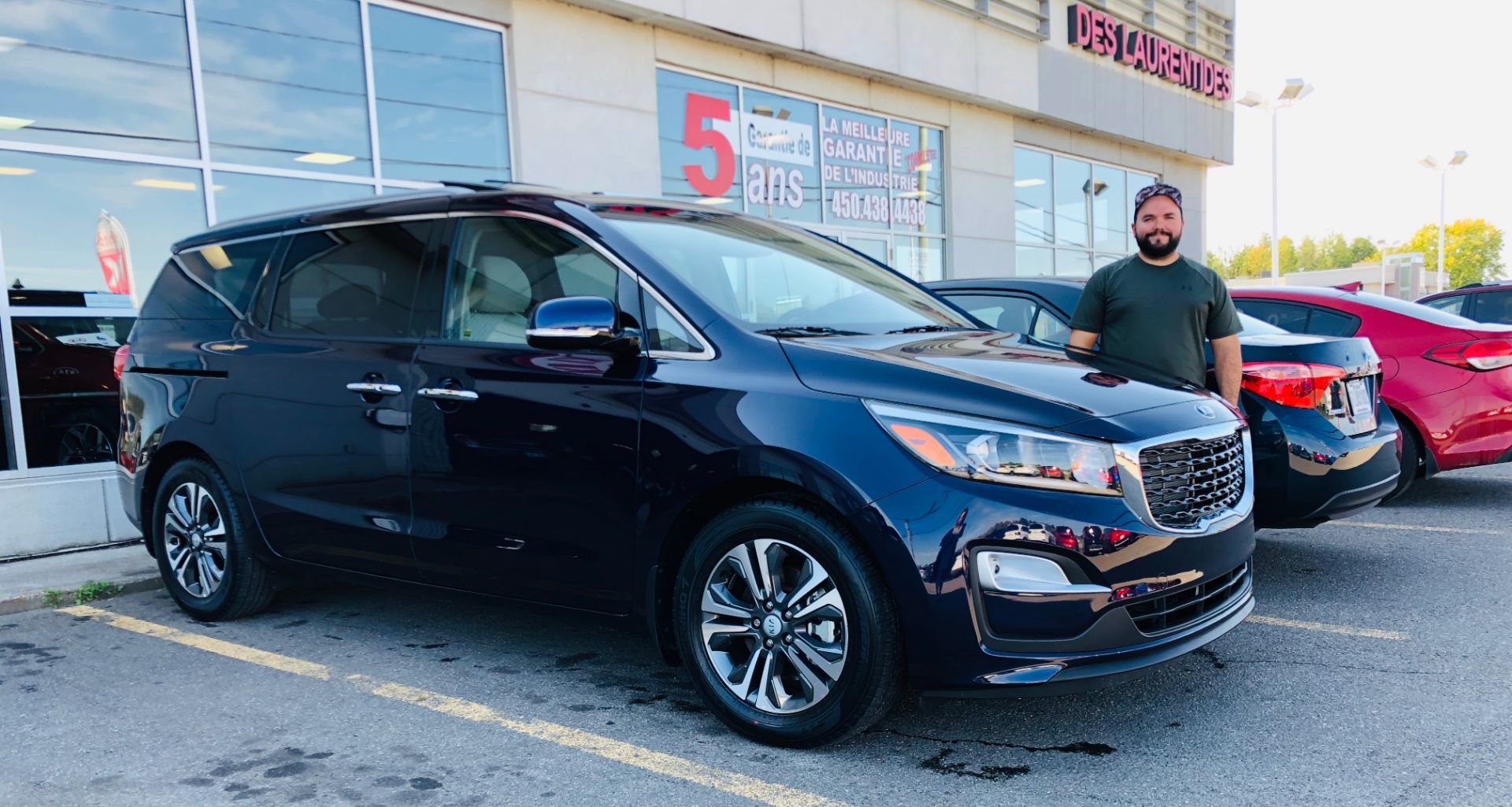 Un autre client satisfait chez Kia des Laurentides !!