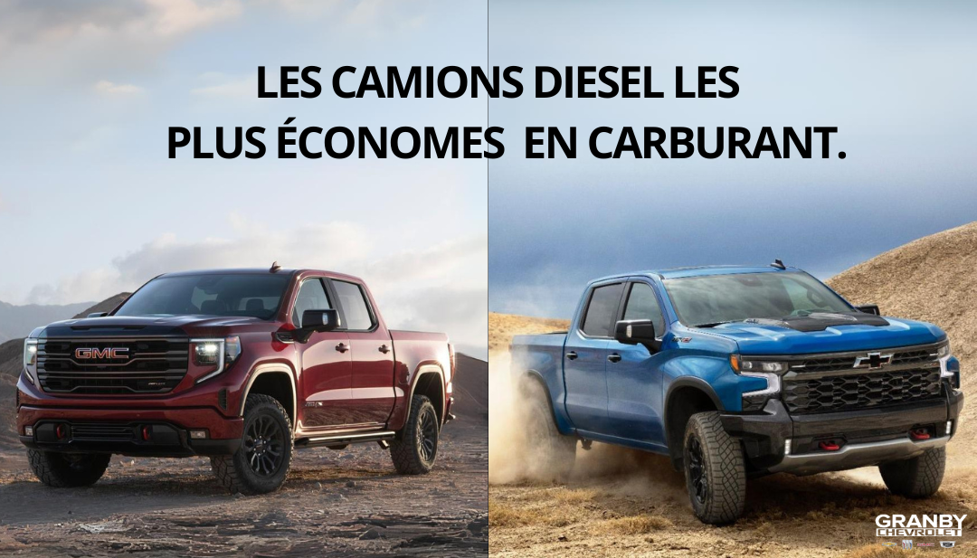 The 2024 Chevrolet Silverado and GMC Sierra win the title of best fuel economy among diesel trucks.