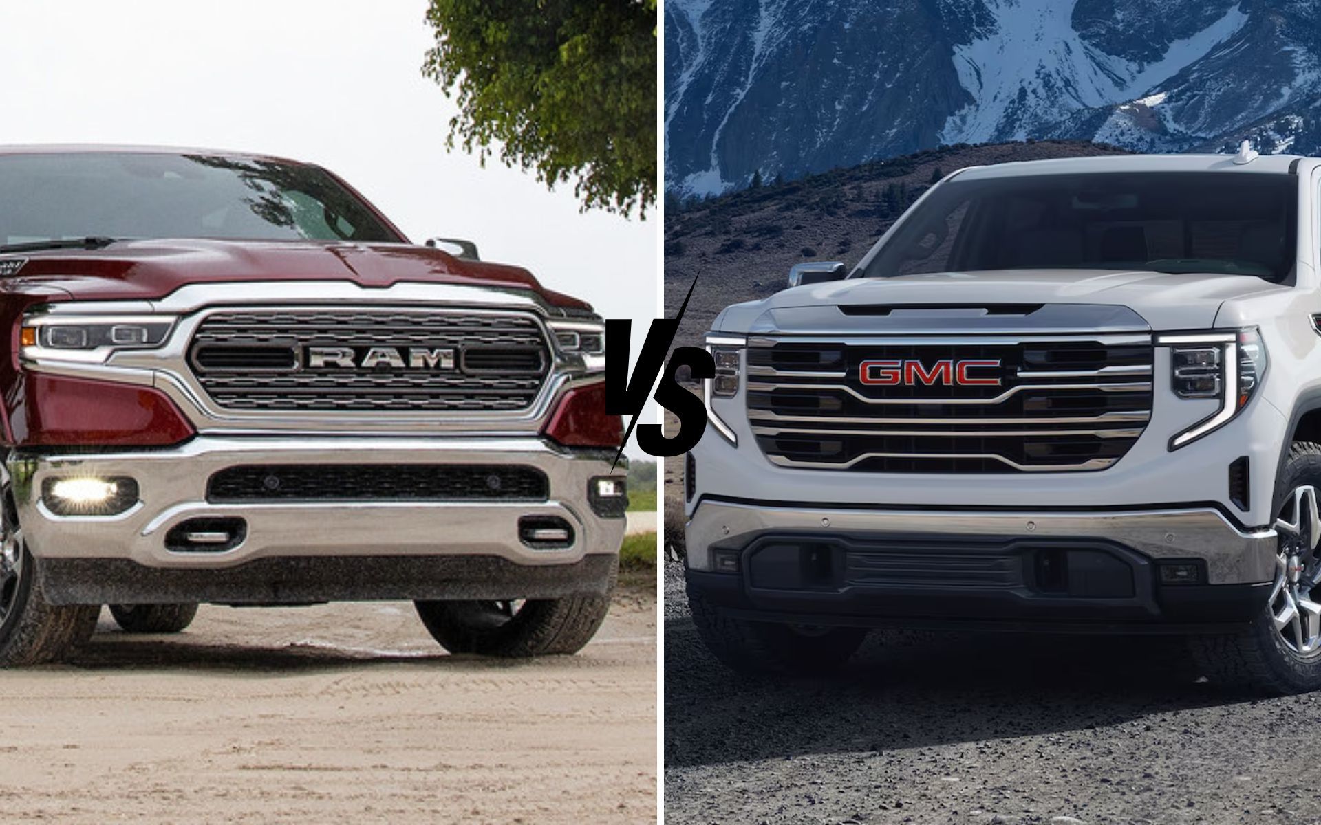 Triple Seven Chrysler 2025 RAM 1500 vs. 2025 GMC Sierra 1500 in Regina