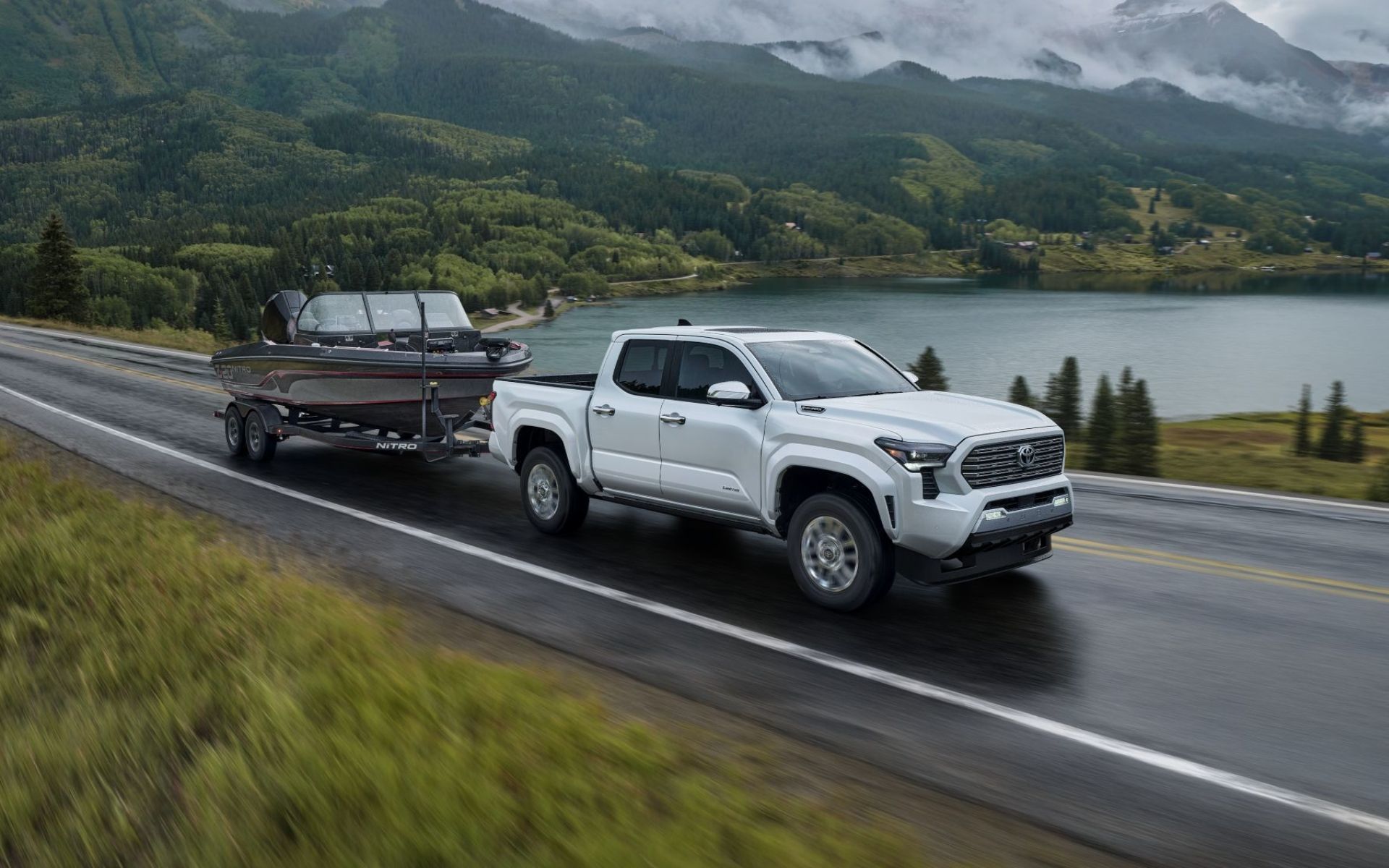 LEDKINGDOMUS Funda Suave De Tres Pliegues Para Caja De Camioneta Toyota Tacoma 2016-2023 (excepto Edición Trail), Caja De 5 Pies (60 Pulgadas