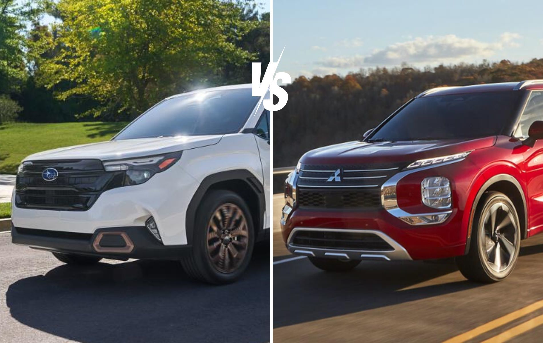 The 2025 Subaru Forester vs. 2025 Mitsubishi Outlander: A Side-by-Side Comparison