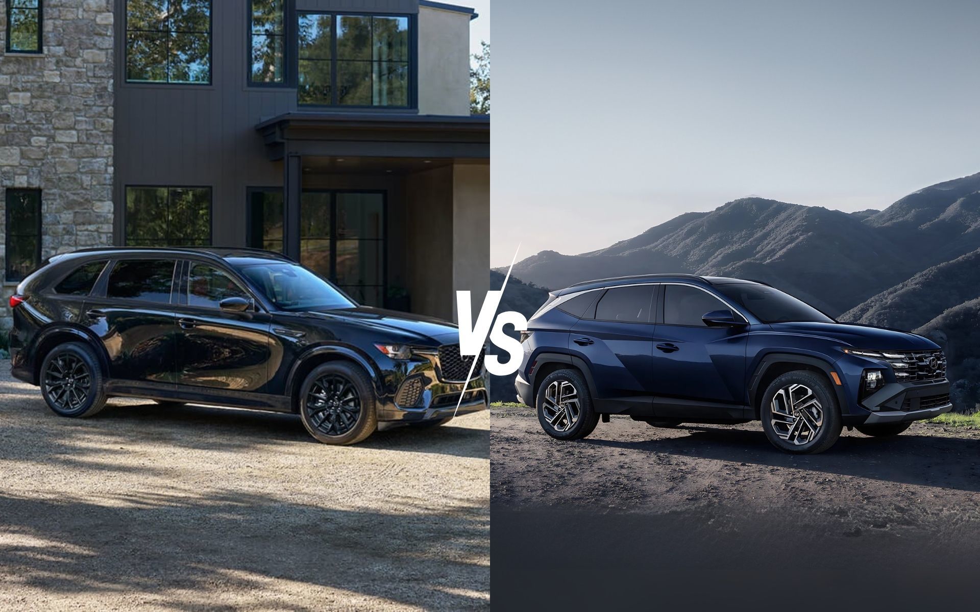 2025 Mazda CX-70 PHEV vs. 2025 Hyundai Tucson PHEV
