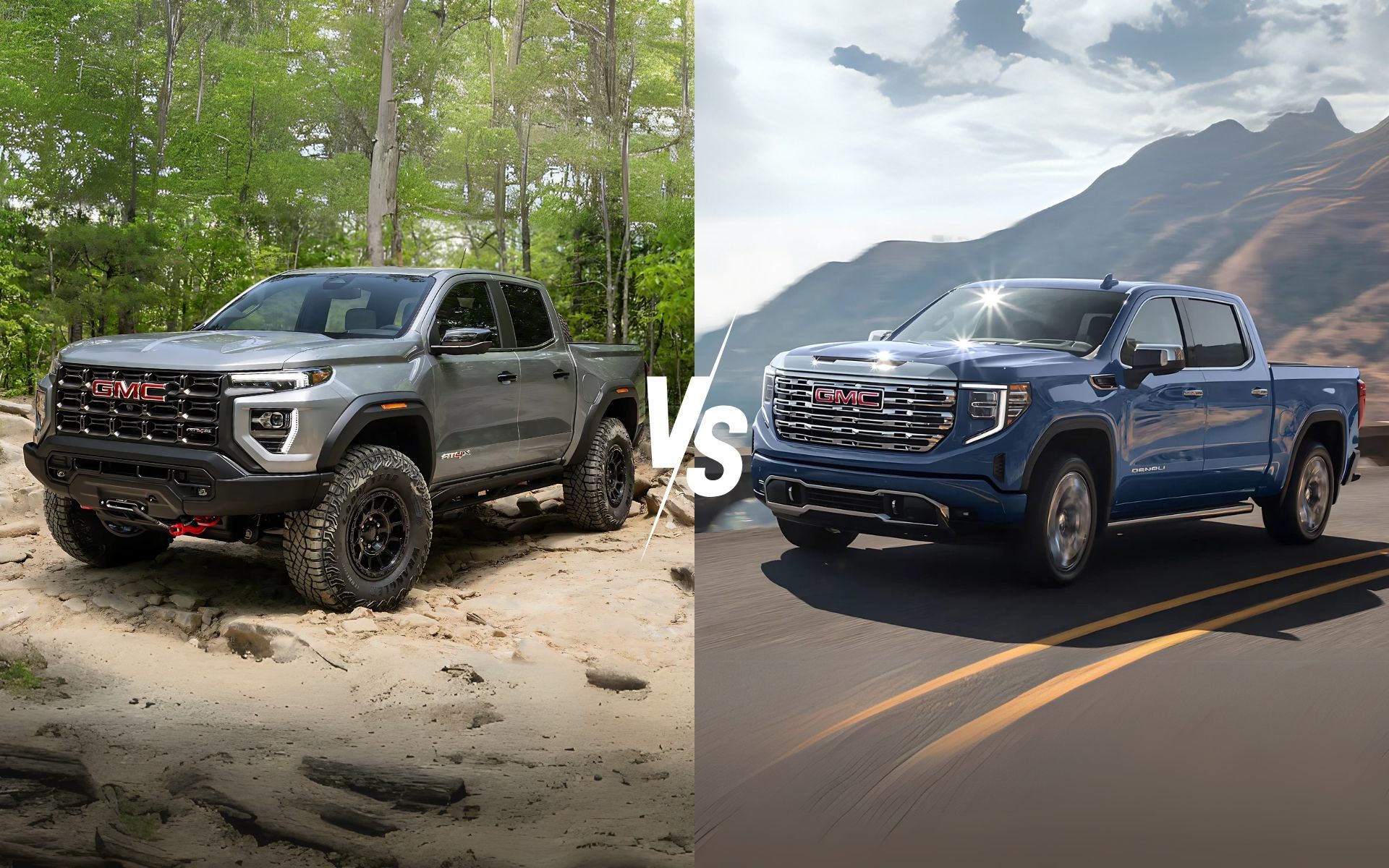 2025 GMC Canyon or 2025 GMC Sierra: What’s the Difference?