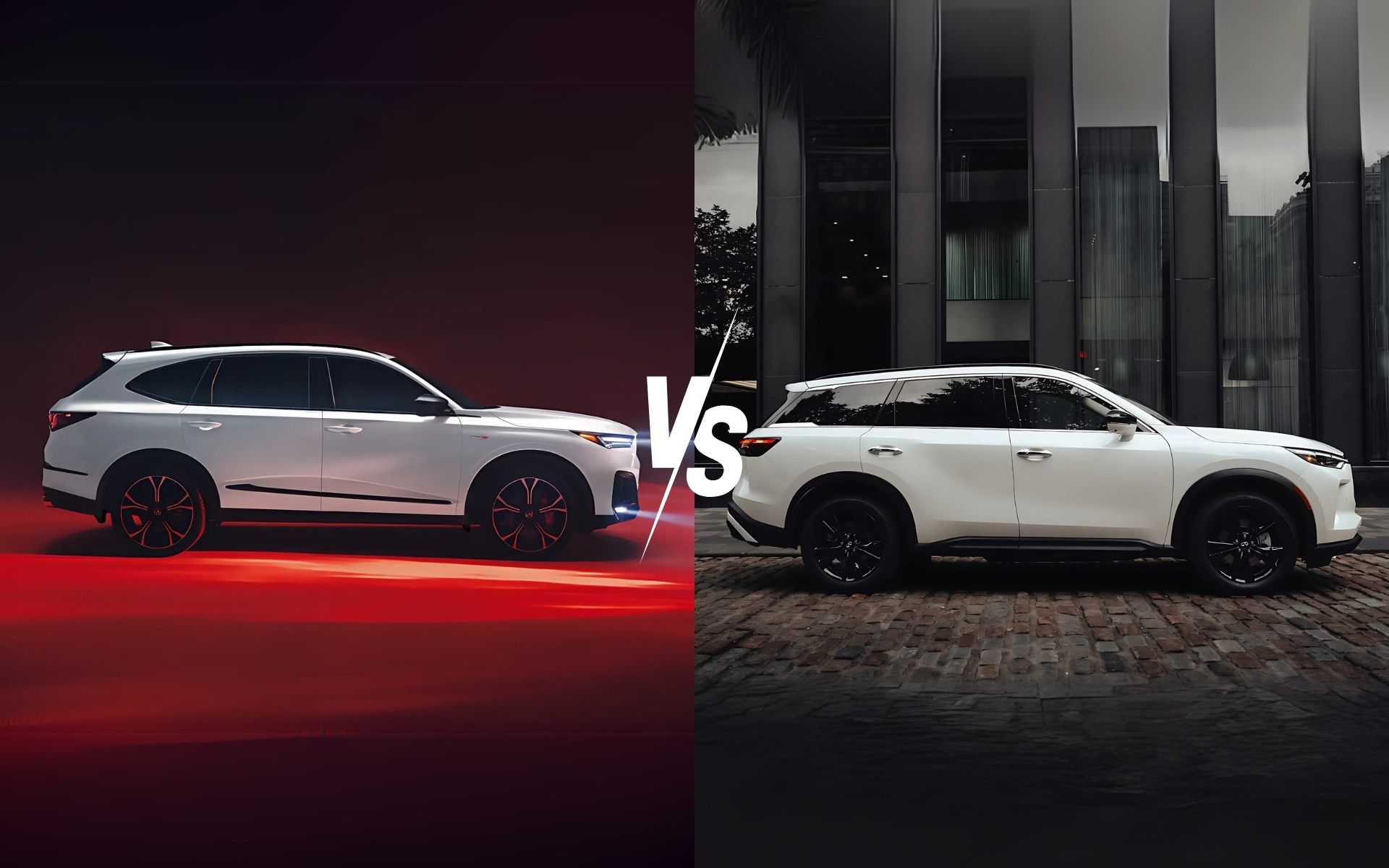 2025 Acura MDX vs. 2025 INFINITI QX60: Performance and Tech