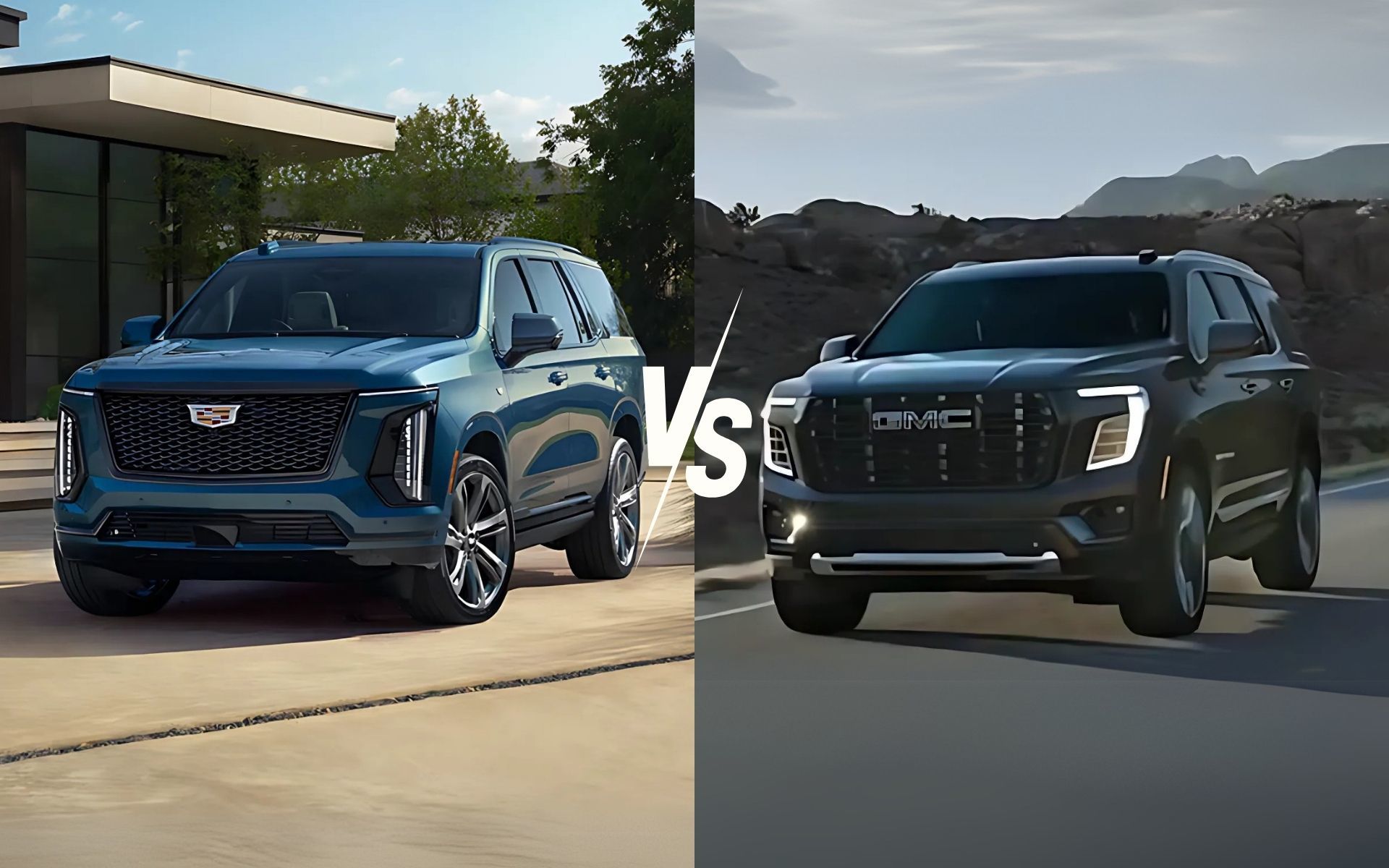 2025 Cadillac Escalade vs. 2025 GMC Yukon Denali Comparison