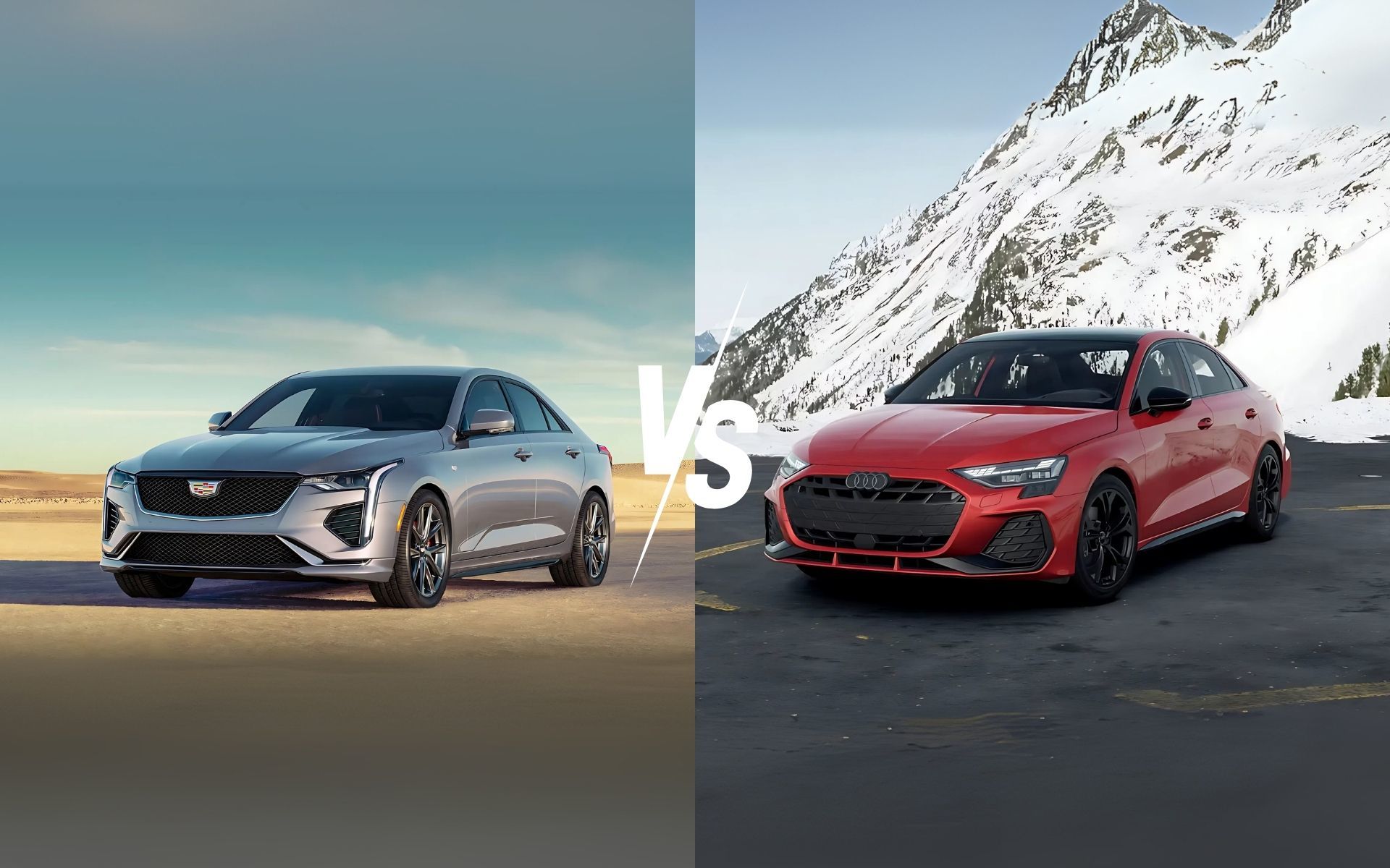 2025 Cadillac CT4 vs 2025 Audi A3: Sedan Comparison