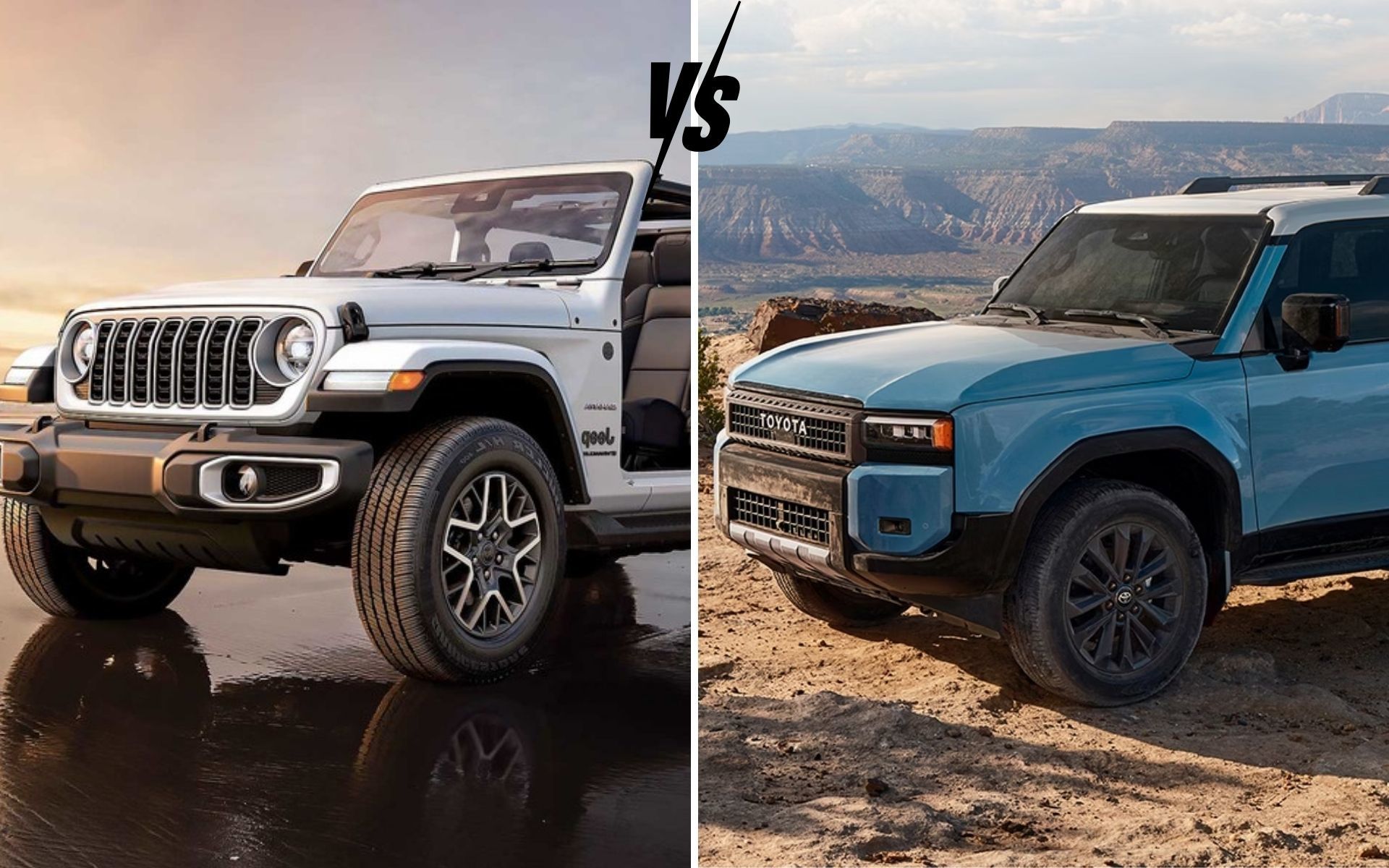 Off-Road Icons Collide: 2025 Jeep Wrangler vs. 2025 Toyota Land Cruiser