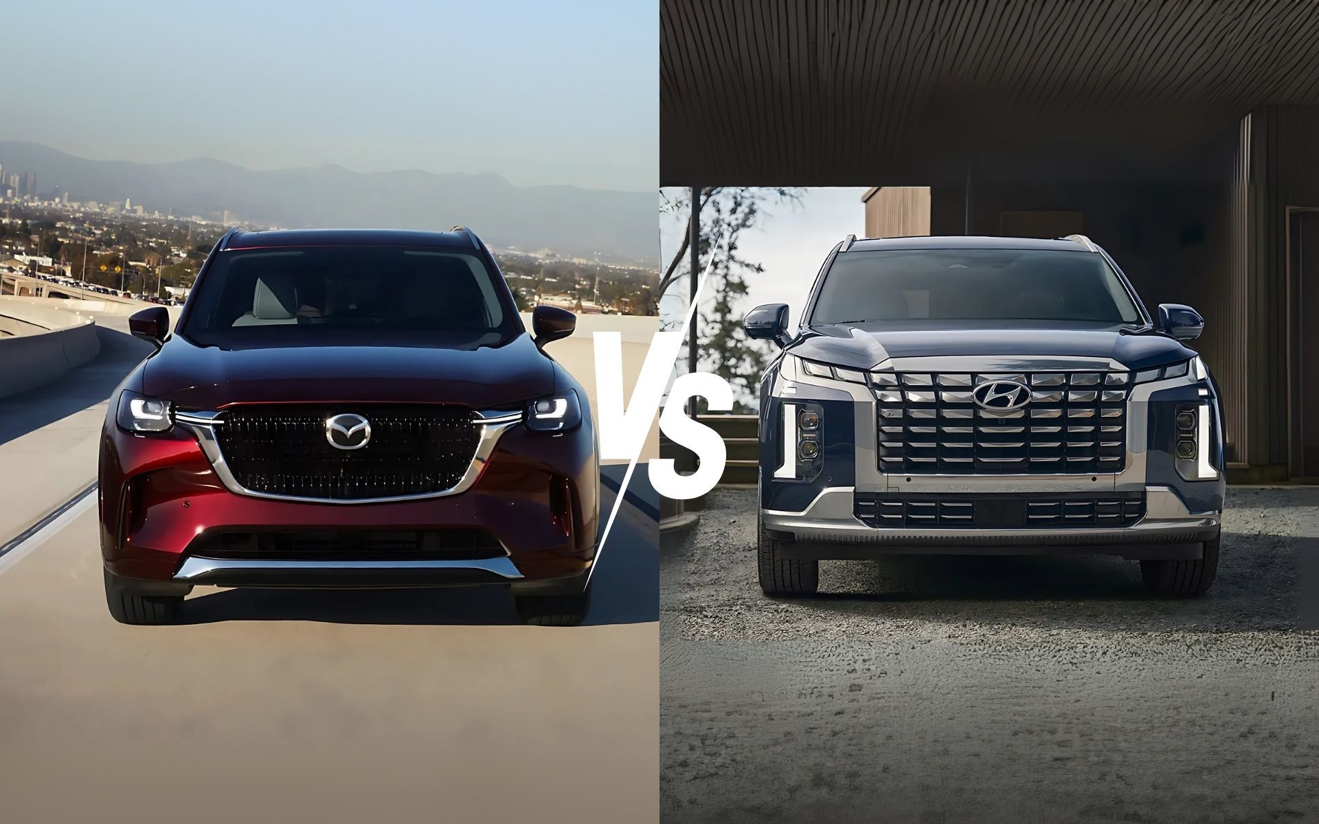 Find Your Perfect 3-Row SUV: 2025 Mazda CX-90 vs. 2025 Hyundai Palisade Reviewed