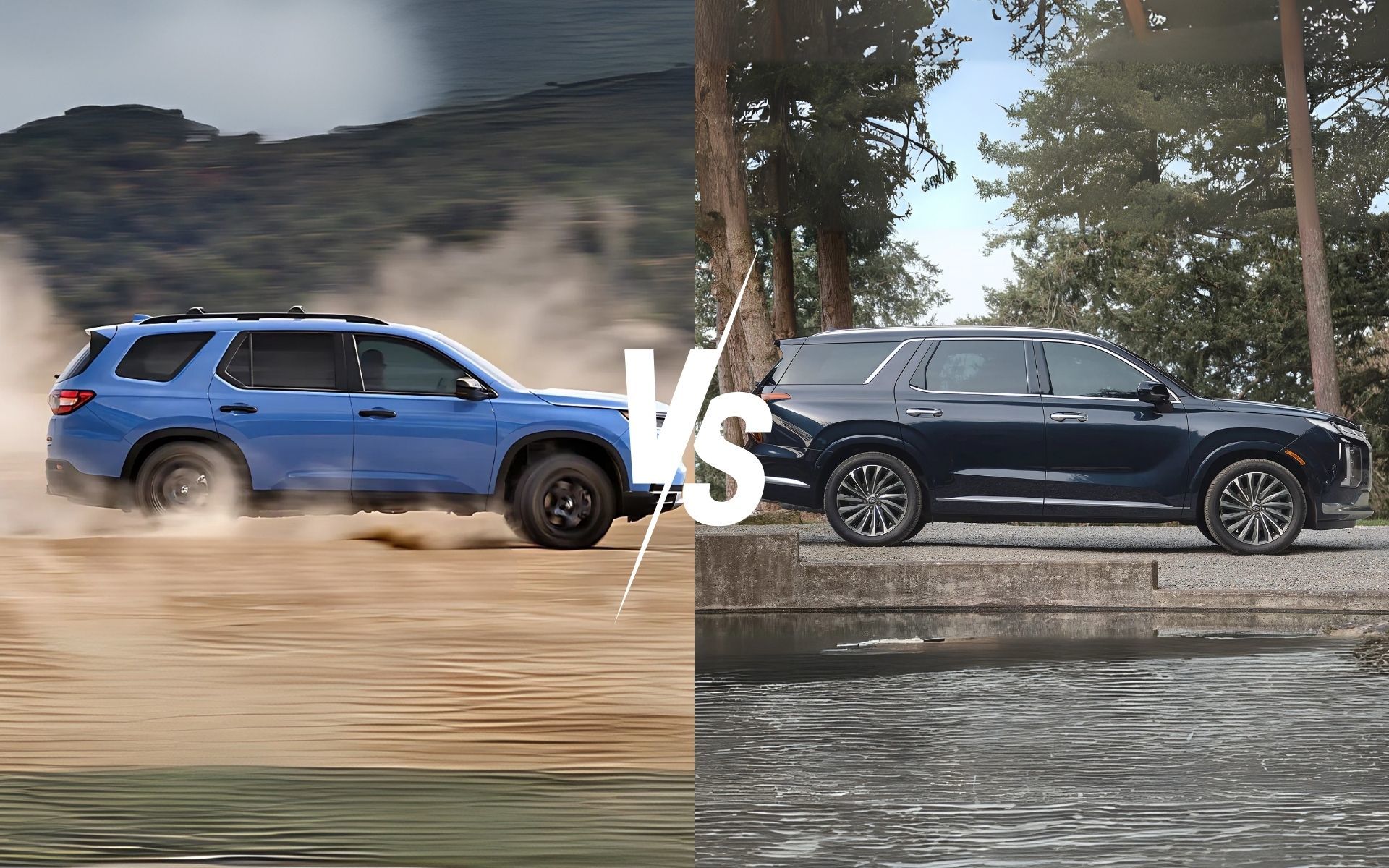 Smart SUVs Compared: 2025 Hyundai Palisade vs. 2025 Honda Pilot