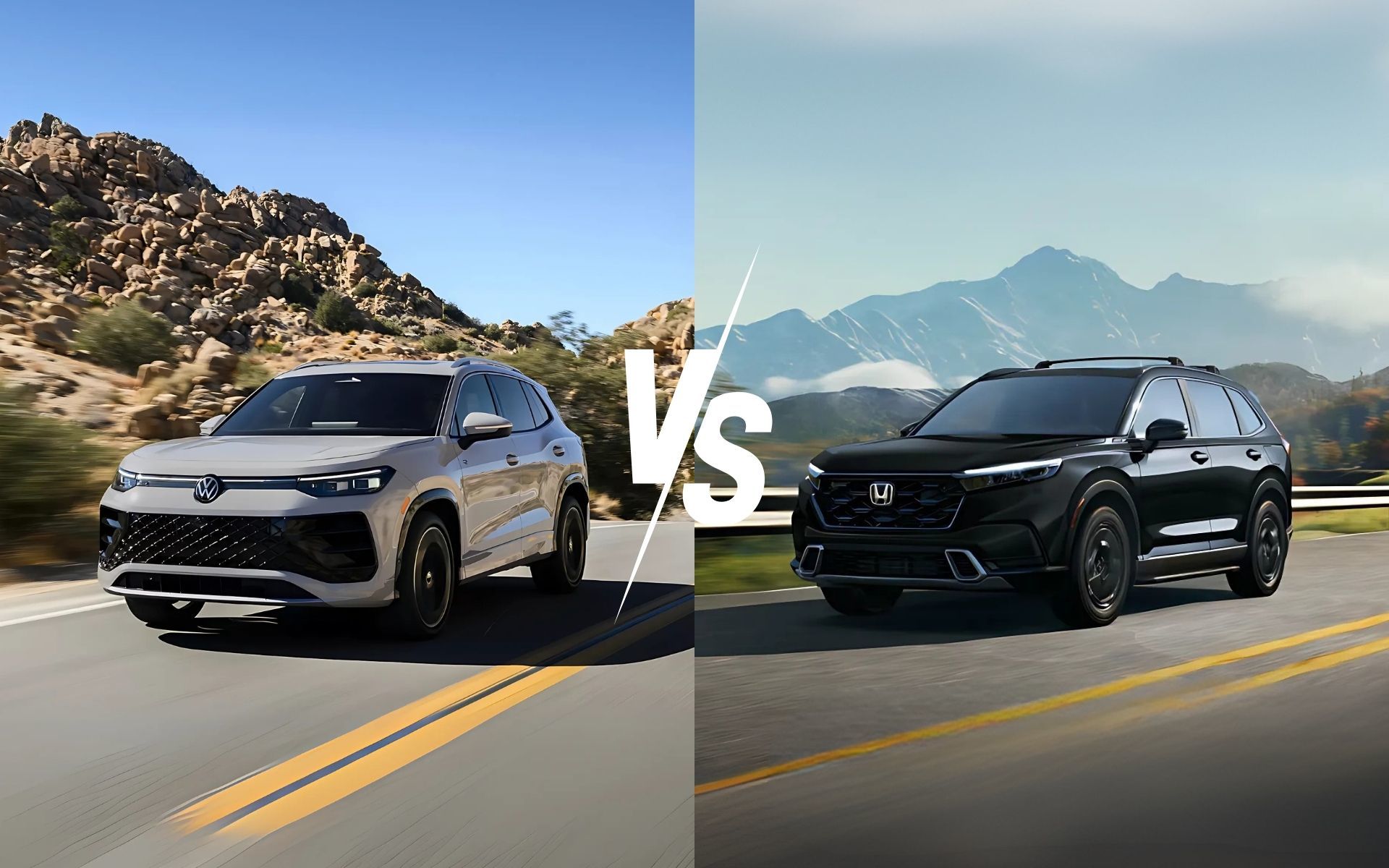 2025 Volkswagen Tiguan vs. 2025 Honda CR-V Feature Showdown