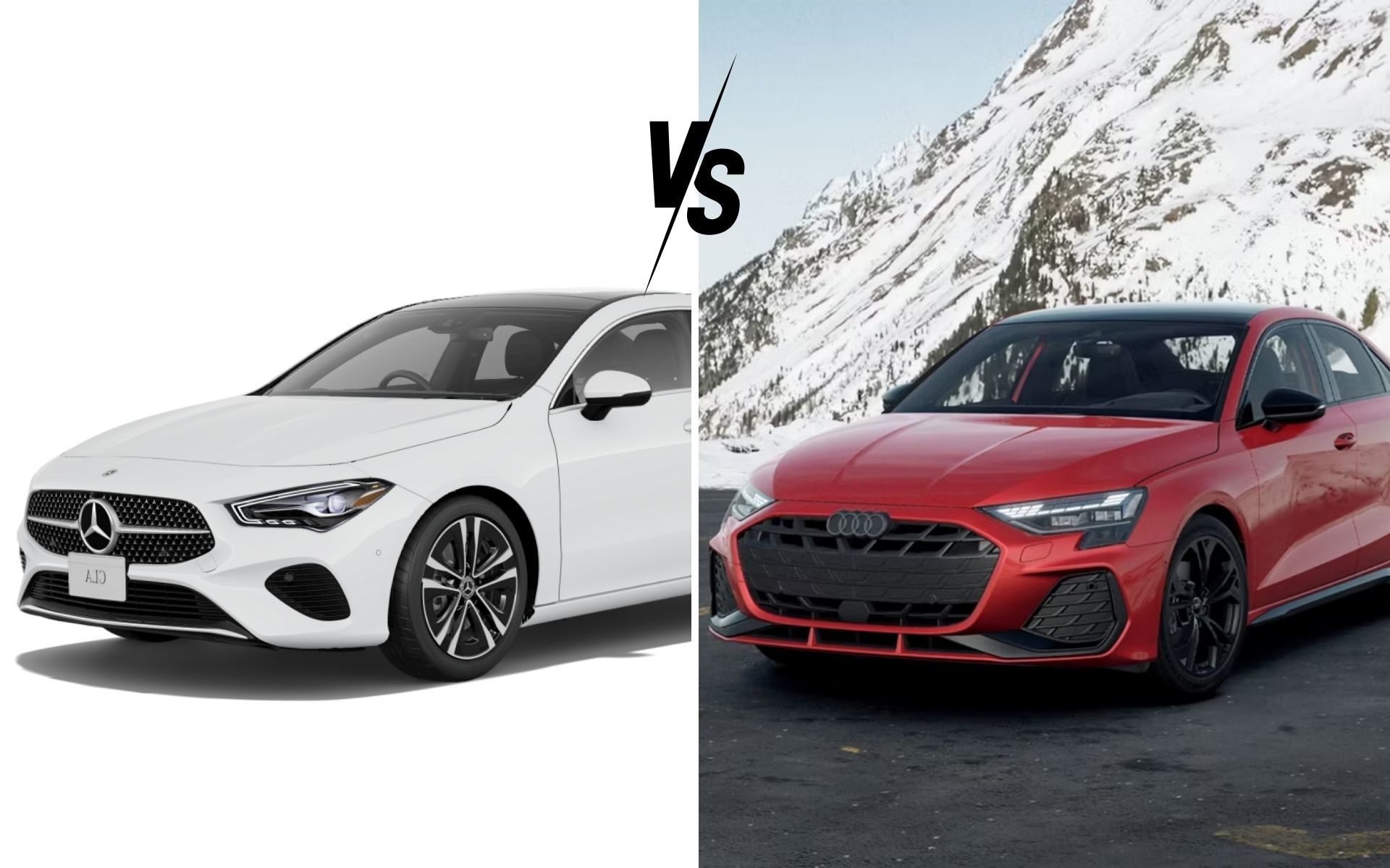 2025 Mercedes-Benz CLA vs. 2025 Audi A3