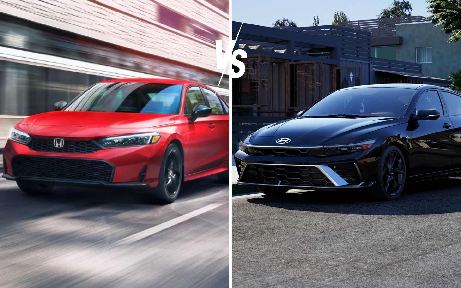 2025 Honda Civic Hybrid vs. 2025 Hyundai Elantra Hybrid