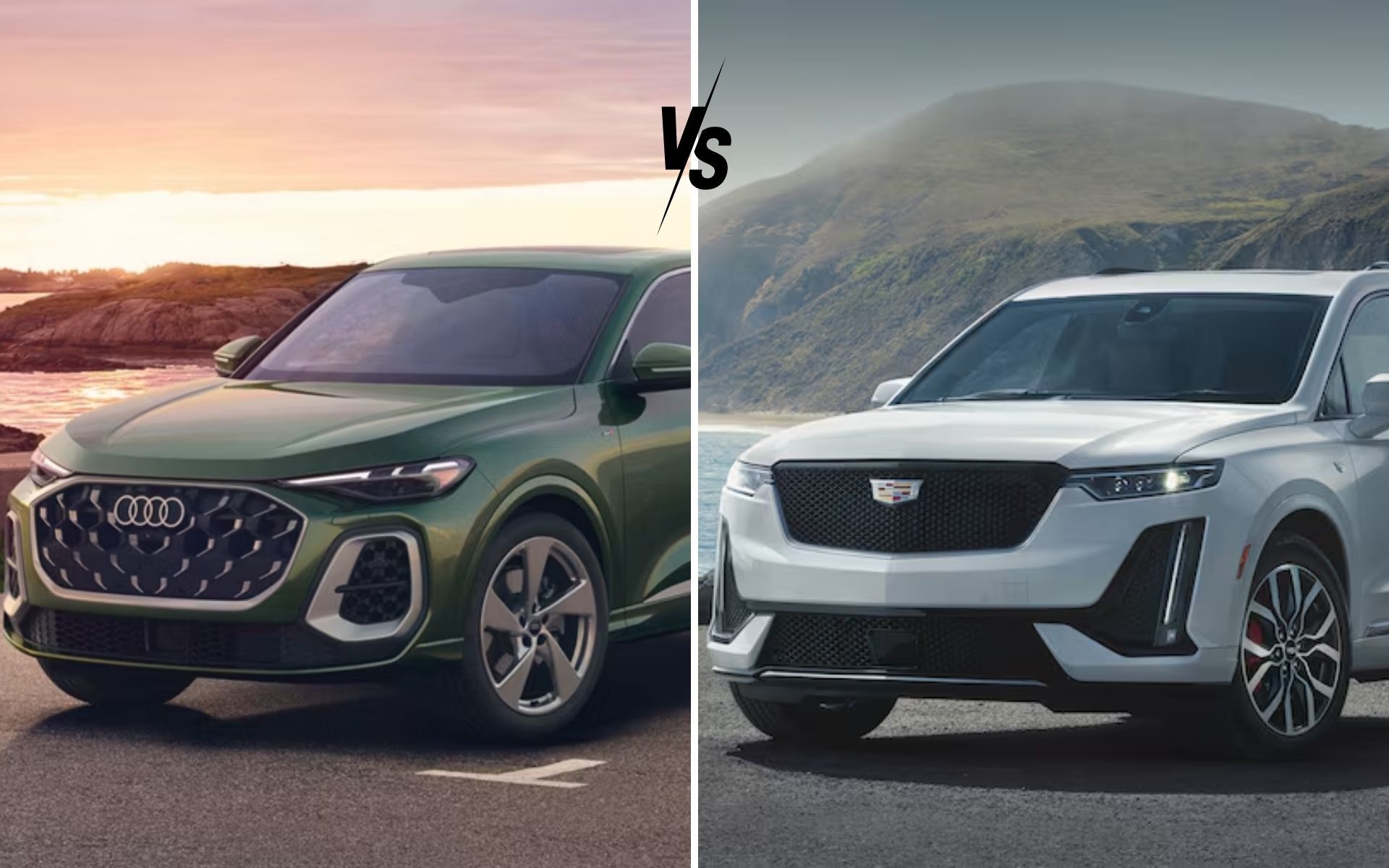 Before You Sign: 2025 Audi Q5 Sportback vs. 2025 Cadillac XT6