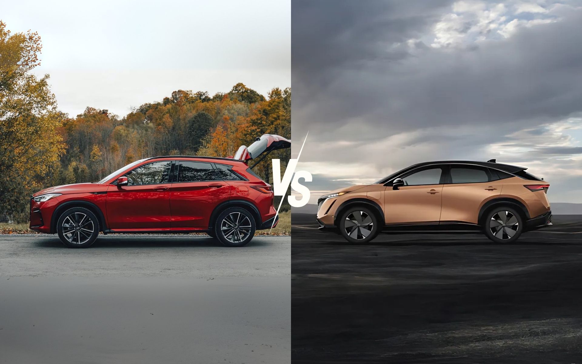 2025 INFINITI QX50 vs. 2025 Nissan Ariya: The Ultimate Comparison