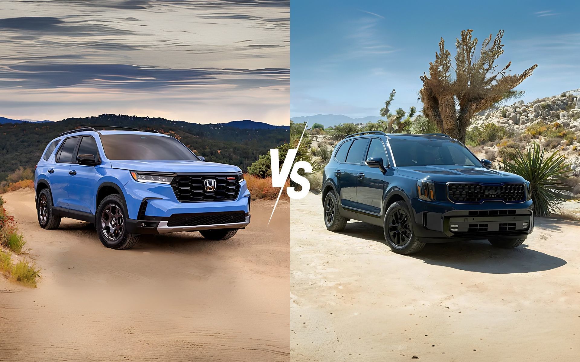 2025 Honda Pilot vs 2025 Kia Telluride - Spec By Spec Analysis!