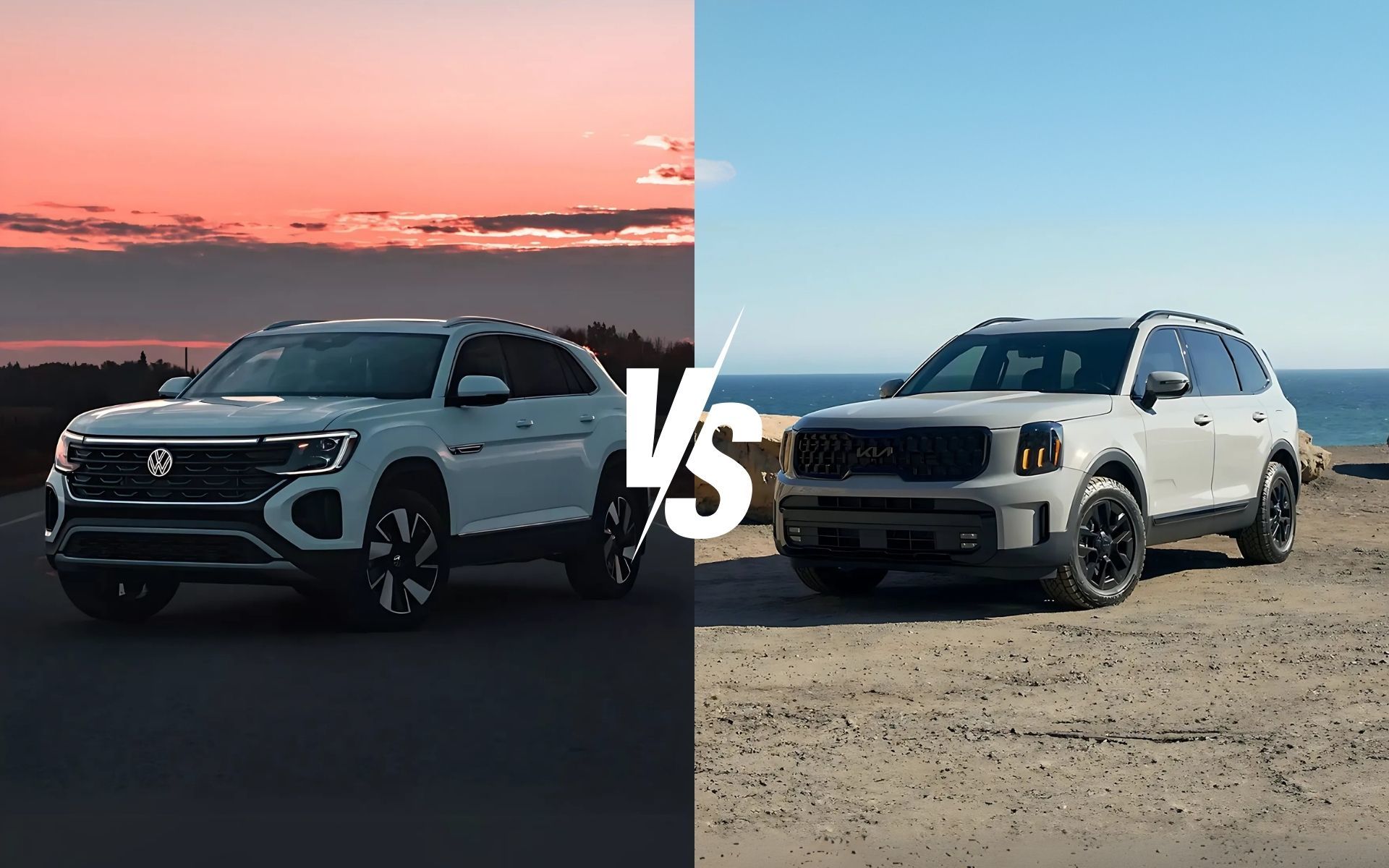 2025 Volkswagen Atlas vs. 2025 Kia Telluride: Two Big Names in SUVs