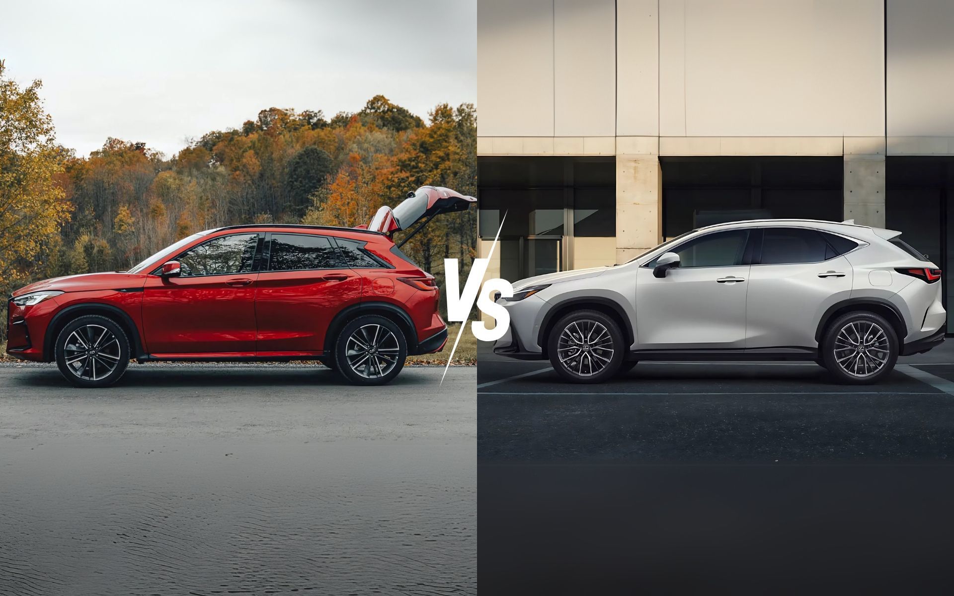 2025 INFINITI QX50 vs. 2025 Lexus NX: A Luxury SUV Face Off
