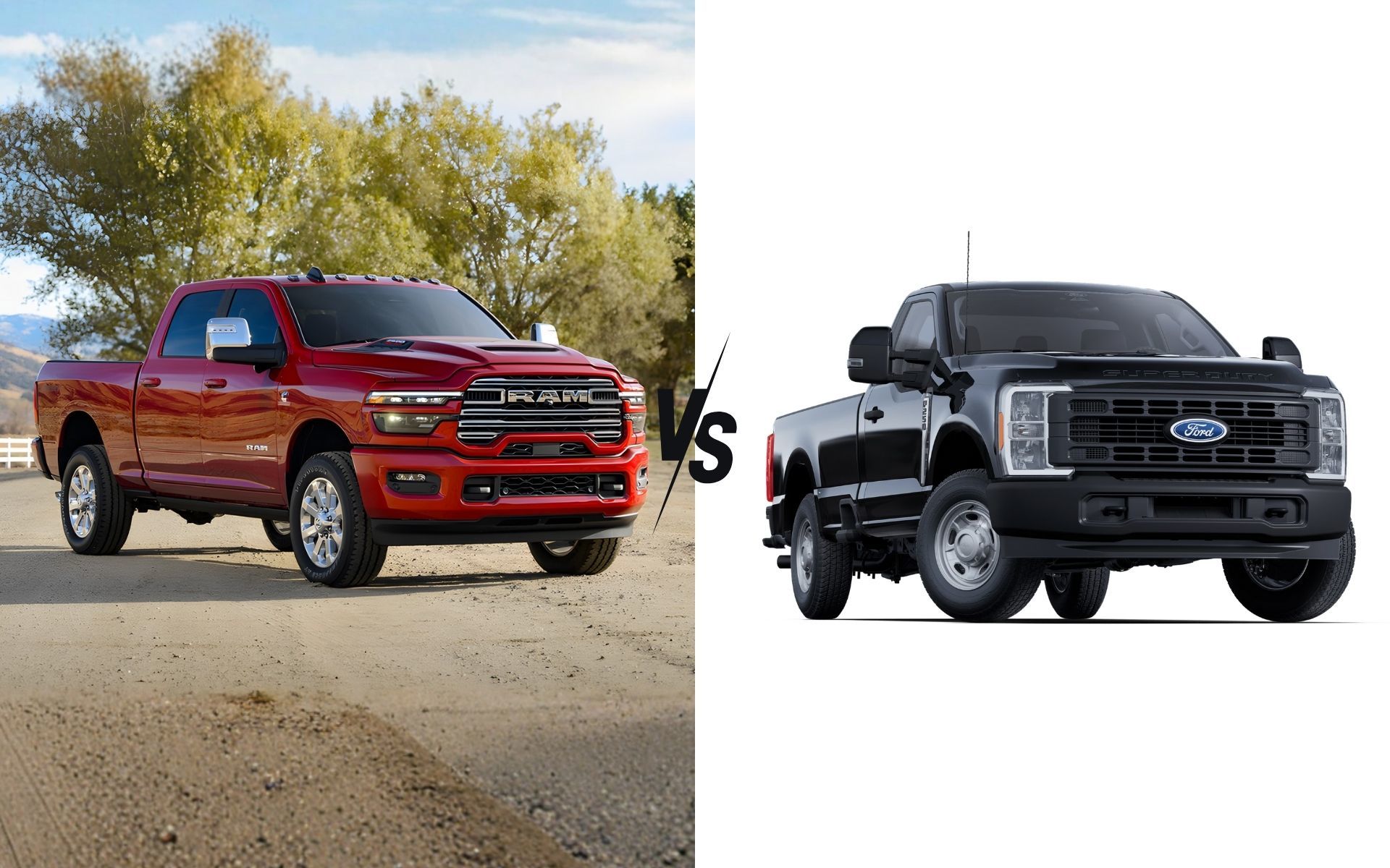 2025 Ram 2500 vs. 2025 Ford F-250: Heavy Duty Truck Showdown