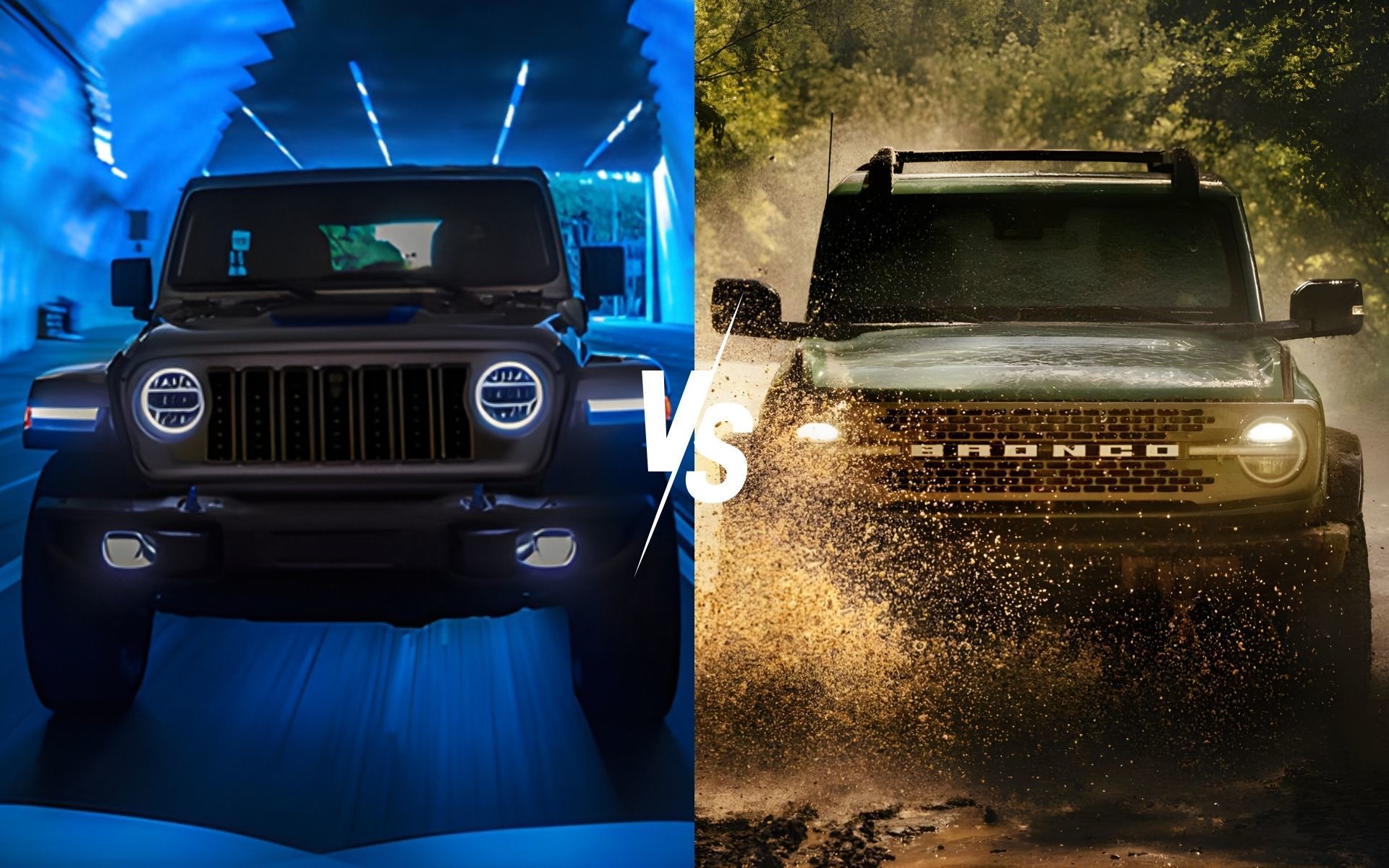 2025 Jeep Wrangler 4xe vs. 2025 Ford Bronco Hybrid: A Head-Turning Matchup