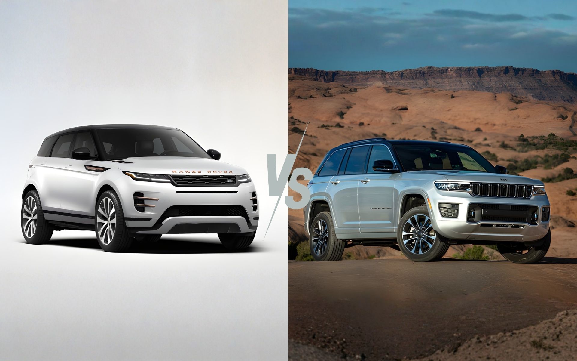 2025 Range Rover Evoque vs. 2025 Jeep Grand Cherokee