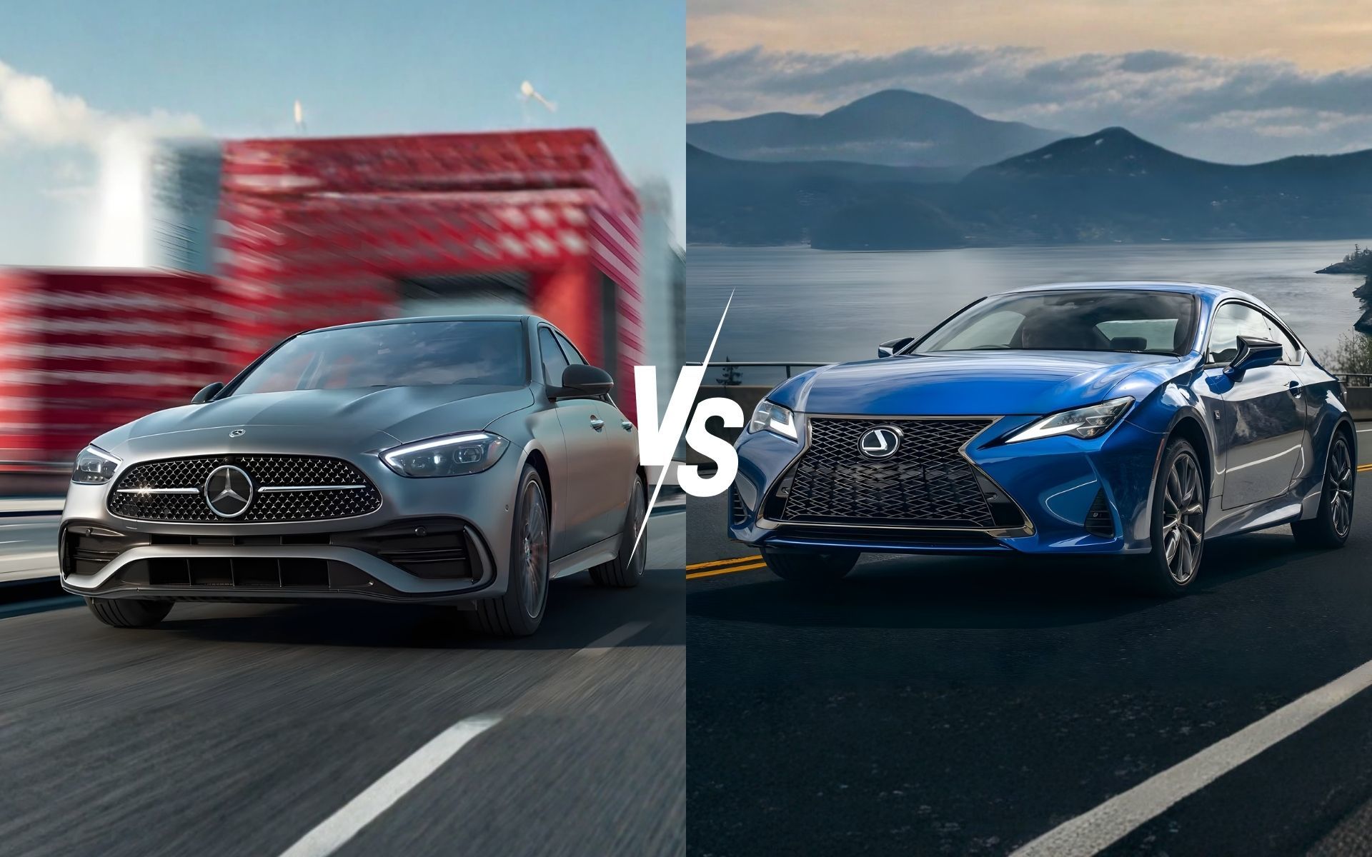 A Modern Sport Luxury Showdown: 2025 Mercedes-Benz C-Class vs 2025 Lexus RC